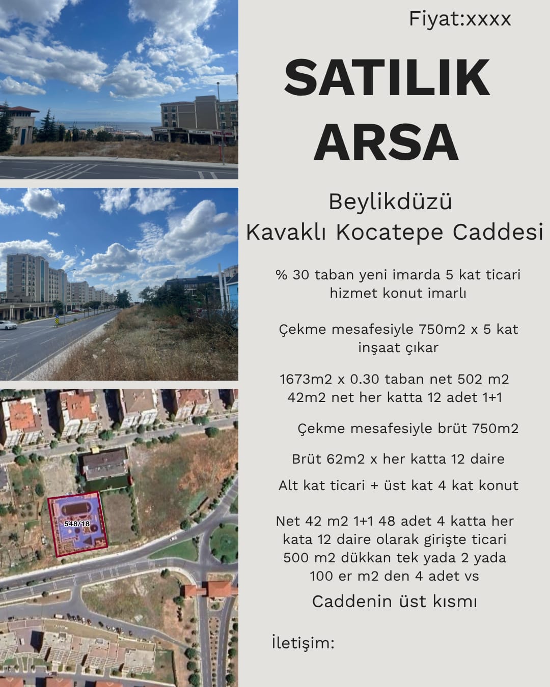 Beylikdüzü Kavaklı 2.500 bin $