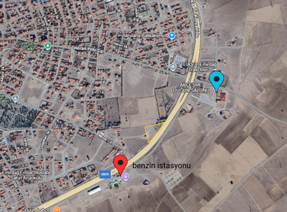 EMİRDAĞ 7581 MT2 ARSA 32 MİLYON