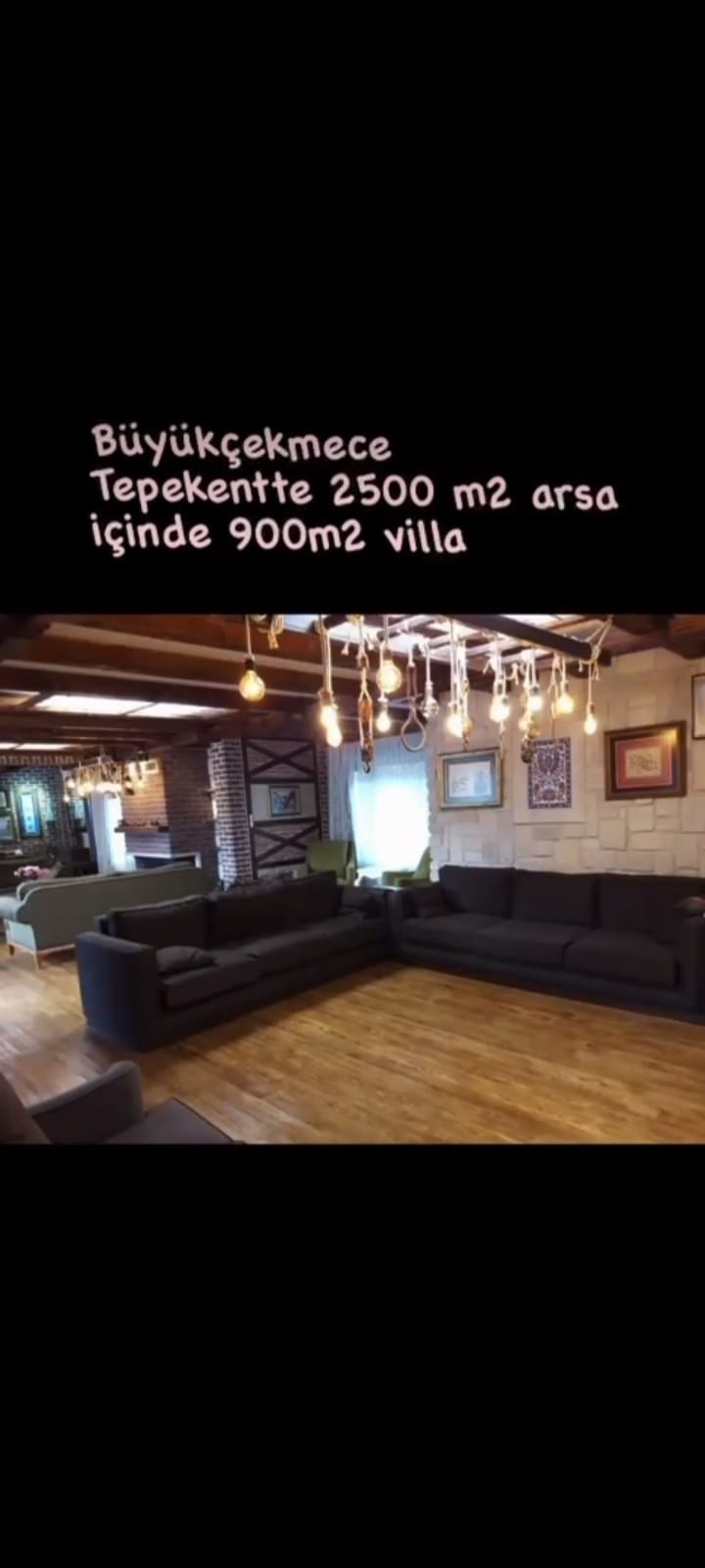 BÜYÜKÇEKMECE TEPEKENTTE SATILIK 2500M2 ARSA İÇİNDE 900M2 VİLLA