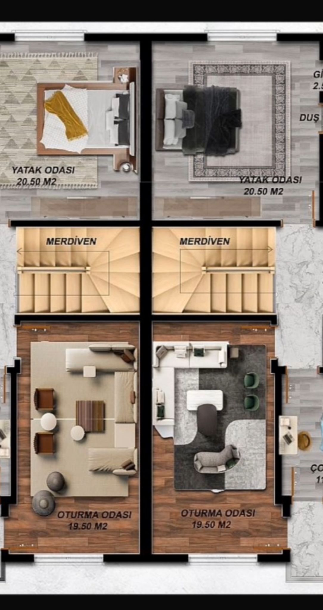 GAZİANTEP BURÇ CADDESİ SATILIK VİLLA 16.5M