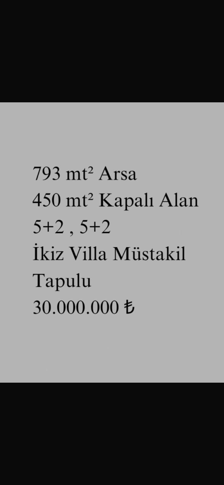 VİLLA BÜYÜKÇEKMECE 30M