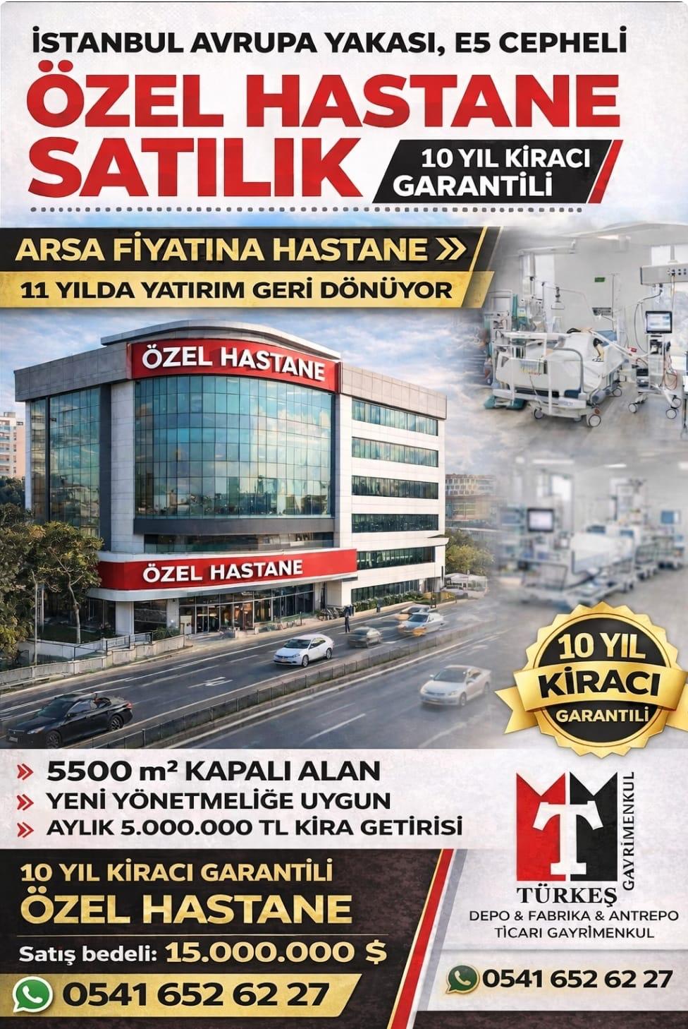Özel Hastane Satılık