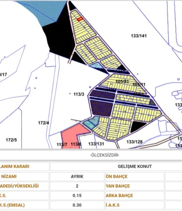 Antalya Manavgat 280 Villa İmarlı Satılık Arazi